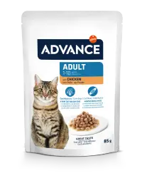 Hrana umeda pisici Advance Adult cu Pui - plic 85g
