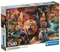Puzzle Clementoni din 1500 piese - Animale sălbatice