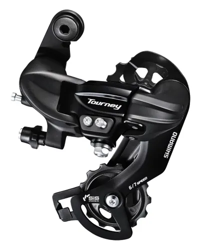 Schimbator spate Shimano Tourney RD-TY300 6 7 viteze, culoare negru