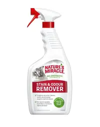 NATURE'S MIRACLE Stain&amp;Odour Remover Cat melon Spray impotriva petelor si mirosurilor pisici, parfum de pepene 946 ml