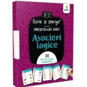 Scrie si sterge! pentru prescolari mici. Asocieri logice. 32 fise de lucru refolosibile