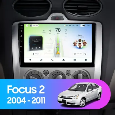 Navigatie Auto Teyes CC4L DTS Ford Focus 2 2005-2010 6+64GB 9" QLED Qualcomm 2Ghz, Android 4G Bluetooth 5.1 DSP