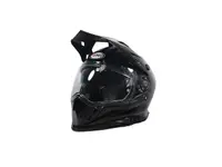 Casca moto dual cu ochelari, VCAN H331, marime XXL, culoare negru