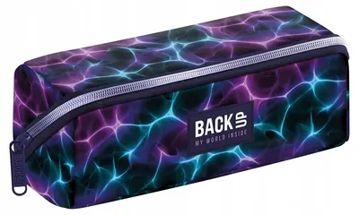 Penar școlar BackUp 8 K - Neon Waves, 1 fermoar