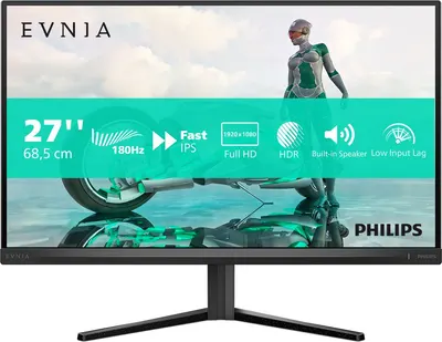 Gaming monitor Philips - Evnia 27M2N3200S, 27'', 180Hz, 1ms, FreeSync, gri