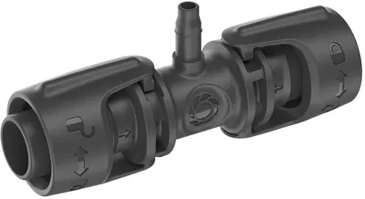 Furtun de conectare Gardena - Triplu pentru irigare prin picurare, 1/2-3/16'', 13-4.6 mm, 5 bucăți