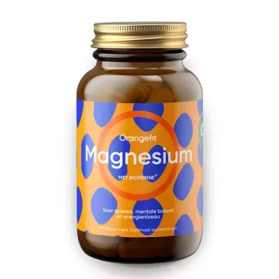 Magneziu Bisglicinat cu Bioperine®, 60cps | Orangefit