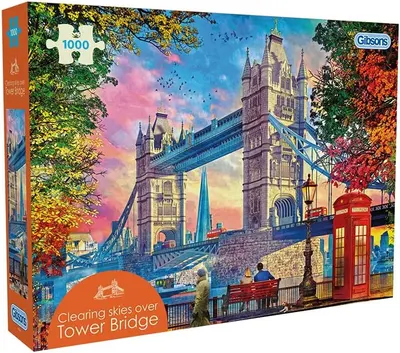 Puzzle Gibsons din 1000 piese - Cer senin peste Tower Bridge