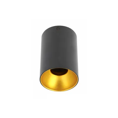 Spot - Ceiling fixture TENSA,alum.,96×140,IP20,GU10,round,black