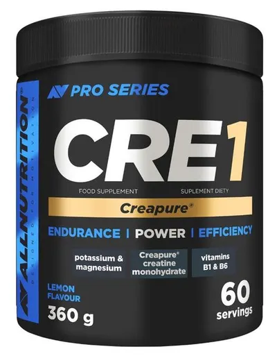 CRE1 Creapure, lămâie, 360 g, AllNutrition