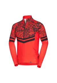 Men's ski technical sweater BERTI - Portocaliu