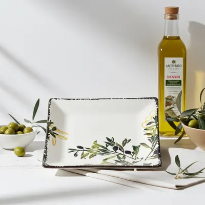Farfurie ceramică pentru desert Morello - Olive, 18.5 x 18.5 cm