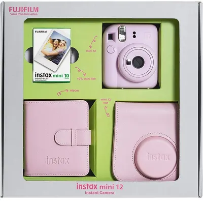 Set Fujifilm - instax mini 12 Bundle Box, Blossom Pink