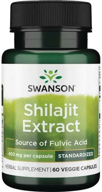 Shilajit Extract, 400 mg, 60 capsule, Swanson