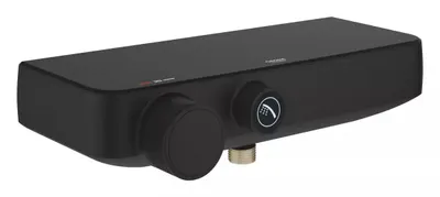 Baterie dus Grohe SmartControl 102169KF00, aparenta, termostat, dubla comanda,Negru mat