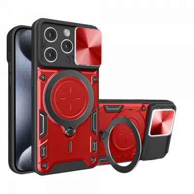 Husa pentru Apple iPhone 15 Pro, Techsuit, CamGuard Pro, Rosie
