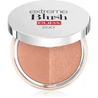 PUPA Milano Extreme Blush Duo fard de obraz compact culoare 120 - Radiand Caramel - Glow Spice 4 g