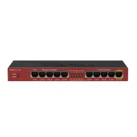 Router Gigabit MikroTik RB2011IL-IN, 5 porturi Gigabit, 5 porturi Fast Ethernet, 10/100/1000 Mbps, PoE