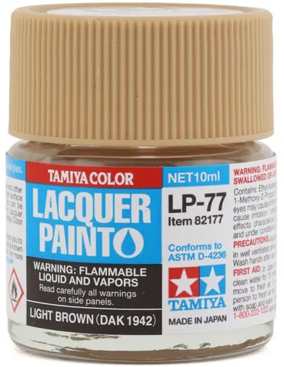 Vopsea lac acrilic Tamiya - Light Brown DAK 1942 LP-77 (10ml) (TAM82177)