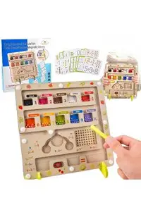 Joc educativ: Labirint magnetic de clasificare a culorilor