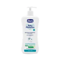 Gel de dus si sampon 2 in 1 fara lacrimi Chicco Baby Moments Baby Skin, 750ml, 0 luni+