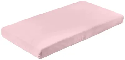 Cearșaf de bumbac cu elastic Sensillo - Roz, 160 х 80 cm