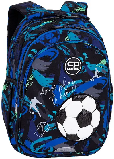 Ghiozdan școlar Cool Pack Jerry - Fotbal Navy