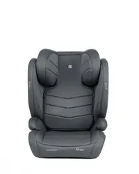 Scaun auto cu isofix KikkaBoo i-Stand Dark Grey 100-150 cm,certificare I-Size, tetiera reglabila in 13 pozitii, tetiera cu spuma de memorie,husa detasabila