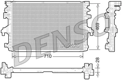 Radiator racire motor potrivit VW MULTIVAN V, TRANSPORTER V 2.0 2.0D