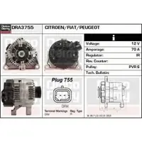 Generator/alternator DELCO REMY DRA3755