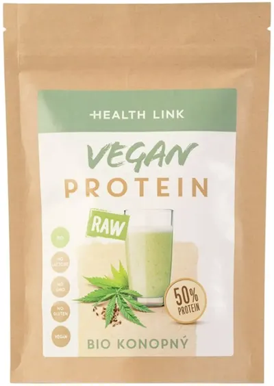 Pudră proteică organică din cânepă, 300 g, Health Link