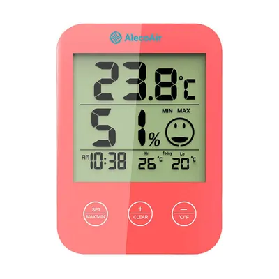 Termohigrometru AlecoAir M02 RED, Display digital, Diagrama de confort, Schimbarea modului de afisare