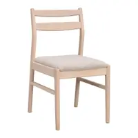 Scaun de dining crem/în culoare naturală deschisă din lemn de stejar Kerwin – Rowico