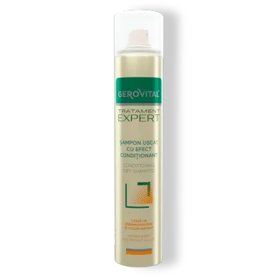 Șampon Uscat - Remprospătare Rapidă Pentru Scalp Cu Exces De Sebum, Gerovital Tratament Expert, 200 Ml