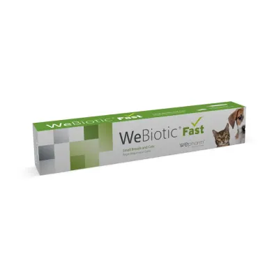 WEPHARM WeBiotic Fast, supliment sistem digestiv câini, pastă orală WEPHARM WeBiotic Fast, XS-S, supliment sistem digestiv câini și pisici, flacon cu aplicator, 15ml pastă orală