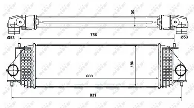 Intercooler potrivit SUZUKI GRAND VITARA II 1.9D 10.05-02.15