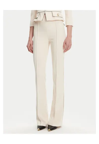 Pantaloni dama ecru - stofa