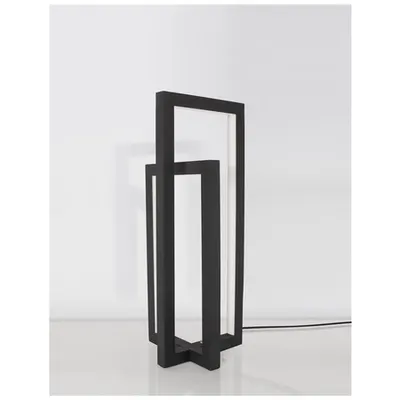 Veioza ZESIRO Sand Negru Aluminiu & Acrylic LED 12W 24V 800Lm 3000K IP20