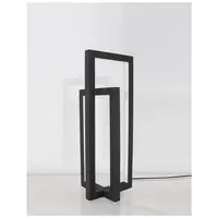Veioza ZESIRO Sand Negru Aluminiu & Acrylic LED 12W 24V 800Lm 3000K IP20
