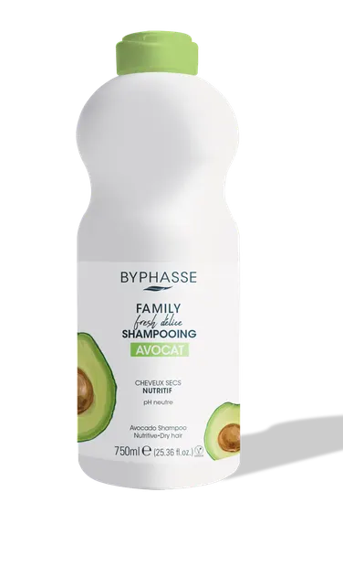 Sampon pentru par uscat Family Fresh, 750ml, Byphasse