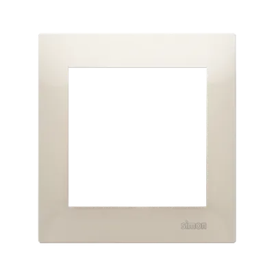 Rama simpla IP20 / IP44; crem