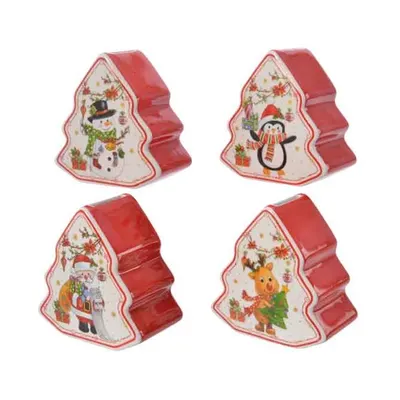 Pusculita decorativa - Saving Bank Xmas - Snowman, Santa, Deer, Penguin - mai multe modele