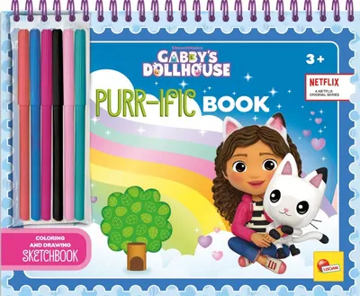 Set creativ Lisciani Gabby's Dollhouse - Purr-ific Book