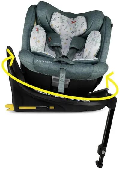 Scaun auto Cosatto - All in All Extra, IsoFix, i-Size, 40-150 cm, Meadow