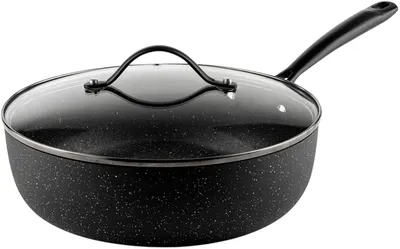 Tigaie adâncă Luigi Ferrero - Symphony FR-2670, 26 x 7.5 cm, 3.5 l, negru