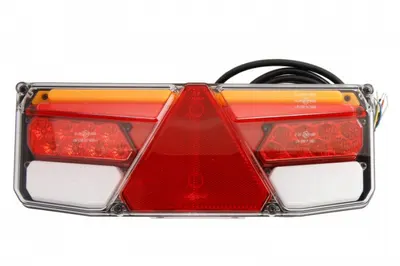 Stop spate stanga (LED, 12 24V, cu intermitent, cu far ceata, lumina de marsarier, cu stop, lumina de parcare, reflector triunghiular, semnalizator dinamic)