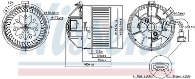 Ventilator habitaclu potrivit ALFA ROMEO GIULIETTA 1.4-2.0D 04.10-12.20