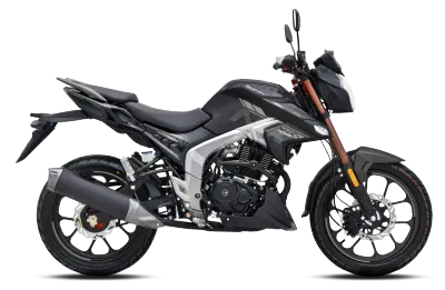 Motocicleta Barton Motors Noxo 125cc, negru gri, racire aer