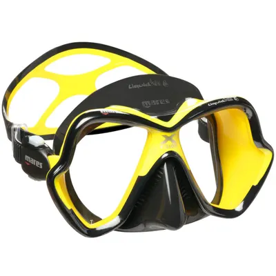 Masca SCUBA Mares - X-VISION ULTRA Black, Galben