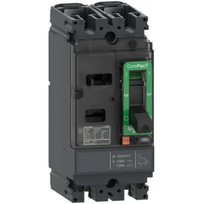 Intreruptor CompPacT NSX100S AC/DC, 70 kA la 415 VAC, TMD unitate de declansare 16A, 2 poli 2d